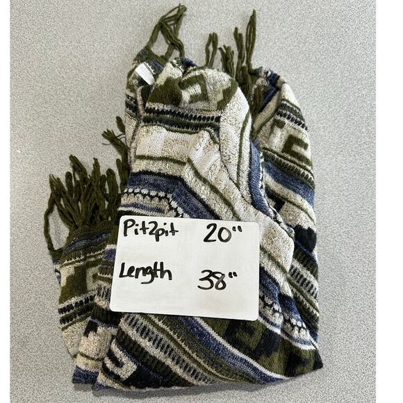 J Jill Sz S‎ Open Front Fringe Cardigan Sweater Mohair Blend Shawl Waterfall Hem - Picture 8 of 11